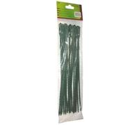 Nortene Lien horticole en plastique 35 cm vert Lot de 20 - Blister