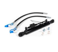 Lien supérieur hydraulique Cat.2-2 | 24 3/16" - 37 5/8" | avec bloc de verrouillage + 2 tuyaux hydrauliques