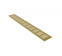 Lienbacher Grille d'aération en aluminium Doré anodisé 80 x 400 mm