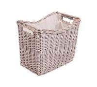 Lienbacher panier en osier, gris 45/40/30 cm