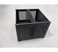 Lienbacher Rectangulaire Panier brûleur à pellets, Noir