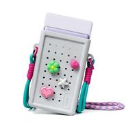 Liene DIY Charm Carry Bag Pearl N200 Pro Imprimante photo portable, mini imprimante instantanée pour iPhone, smartphone, coque de protection en silicone avec cordon amovible et breloques à faire