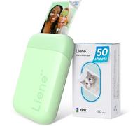 LIENE Mini Imprimante Photo 2x3 ZINK Bluetooth iOS Android 50 Feuilles