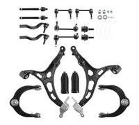 Liens de barre de bras de commande compatibles avec Dodge pour Durango 2011 2012 2013 2014 2015 Bras de contrôle avant supérieur inférieur de voiture Extrémités de biellette de direction 5181833AA