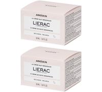 LIERAC Arkéskin La crème nuit ménopause recharge Crème De Nuit 2x50 ml