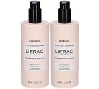 LIERAC Arkéskin Le lait corps ménopause Soins Corporels 2x400 ml