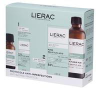 Lierac Coffret Protocole Anti-Imperfections Le Peeling 100ml + Acide Salicylique Pur Le Stop-Boutons 15ml