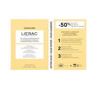Lierac - Sunissime - Les Capsules Préparatrices Duo 2x30 caps - Complément Alimentaire - Prépare - Sublime - Prolonge le hâle - Vitamine E - Sélénium - Bêta-carotène - Huile de bourrache