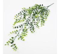 Lierre artificiel à suspendre - 80 cm - Pour la maison, un mariage et une décoration murale extérieure - En plastique - Vert menthe - Décoration flexible - 16 # herbe à la menthe