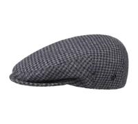 Casquette Britain Pied-de-poule by Lierys bleu 56 cm