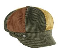 Lierys Casquette Gavroche Vanford Femme - Made in The EU Baker Boy avec étiquette Newsboy visière, Doublure Hiver Automne-Hiver - Taille Unique Olive