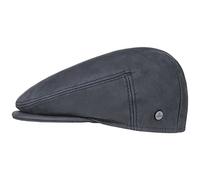 Lierys Casquette Sport en Cuir Homme - Made in Italy avec Visiere, Doublure Printemps-ete - 58 cm Bleu