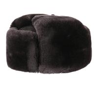 Lierys Jivago Chapka Unicolore Oreillettes Cuir Laine Vierge Unisexe Automne Hiver