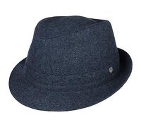 Lierys Shetland Wool Chapeau Trilby Laine Fabrique en Italie Homme Automne Hiver