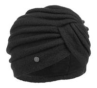 Lierys Turban pour Femme avec Doublure - Made in The EU Bonnet en Laine Doublure, Hiver Automne-Hiver - Taille Unique Noir