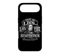 Lies, Damn Lies, and Statistics Funny Disraeli Citation Coque pour iPhone Air