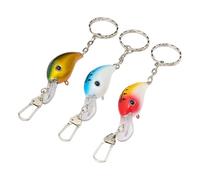 Lieu de leurre De, Charm réaliste Appât Keyrings | Keychains Compacts Pendentif pour Petit ami père Voisin Oncle Grand-père Fils