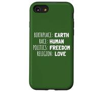 Lieu de Naissance Race Politique Religion Diversité Coque pour iPhone SE (2020) / 7/8