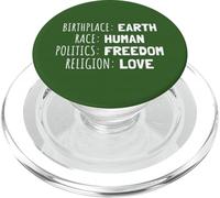 Lieu de Naissance Race Politique Religion Diversité PopSockets PopGrip pour MagSafe