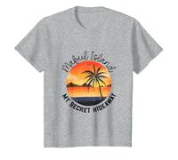 Lieu Secret de l'île de Maboul T-Shirt, Enfant, Gris Chiné, 6 Ans