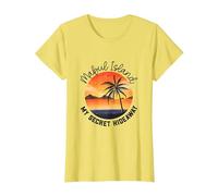 Lieu Secret de l'île de Maboul T-Shirt, Femme, Citron, M