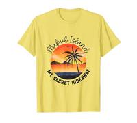 Lieu Secret de l'île de Maboul T-Shirt, Homme, Citron, S