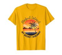 Lieu Secret de l'île de Maboul T-Shirt, Homme, Doré Vif, M