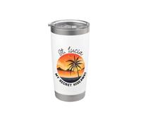 Lieu secret Sainte-Lucie Gobelet isotherme en acier inoxydable double paroi