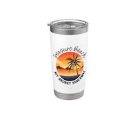 Lieu secret Treasure Beach Gobelet isotherme en acier inoxydable double paroi