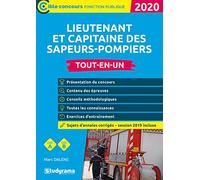 Lieutenant et capitaine des sapeurs-pompiers professionnels 2020: Tout-en-un