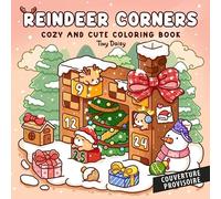 Lieux cosy d'hiver : coloriages tendres et mignons