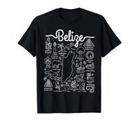 Lieux culturels et Faune du Belize T-Shirt
