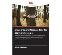 Lieux d'apprentissage dans les cours de biologie