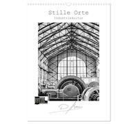 Lieux silencieux - Patrimoine industriel, Version française (Calendrier mural 2026 DIN A3 portrait), Calendrier CALVENDO mensuel