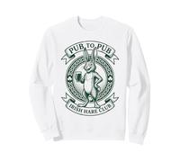 Lièvre Irlandais de la Saint-Patrick au pub Lucky Rabbit Sweatshirt