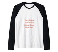 Lièvre Krishna Maha Mantra Rama Chant Hindou Yoga God Art Manche Raglan