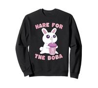 Lièvre pour Le Boba Tea Lapin Kawaii Mignon drôle Sweatshirt