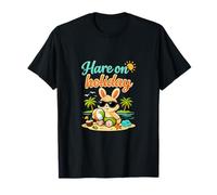 Lièvre sur Holiday Bunny Lunettes de Soleil Beach Ball Pun T-Shirt