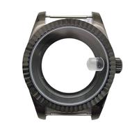 LIEWEI Boutique Shop UK 39mm Watch Case for NH35 Movement, Stainless Steel with Sapphire Crystal(Svart)