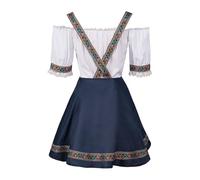 LIEWEI Boutique Shop UK Costume de bière allemande à épaules dénudées, tenue de carnaval d'Halloween, costume de théâtre fantastique(X-Large)
