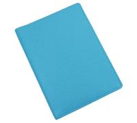 LIEWEI Boutique Shop UK Étui for Passeport en Cuir véritable for Homme, Porte-Passeport de Vache, Porte-Cartes, Portefeuille intégré for Carte d'identité for Femme Étui pour Passeport(Blauw)