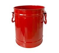 LIEWEI Boutique Shop UK Porte-stylos en fer, organisateur de bureau multifonctionnel grande capacité for pinceaux maquillage, boîte rangement métal à décorer soi-même(Rot)