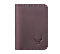 LIEWEI Boutique Shop UK Small Card Hateder Genuine Leather Mini Coin Purse Hommes et Femmes Carte de crédit Cow Hide Business Holder Passport Portefeuille Case Portefeuille Étui pour Passeport(Brown)