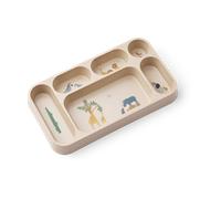 Liewood Assiette avec 6 compartiments Mosu 17x30 cm All together-Sandy