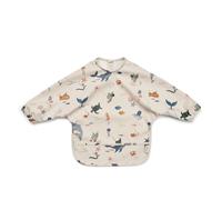 Liewood Bavette 'Merle' beige / bleu foncé / orange / poudre, Taille One Size