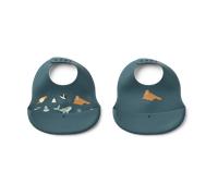 Liewood Bavoirs imprimés Ember 2 pièces Arctic Sea-Ocean view