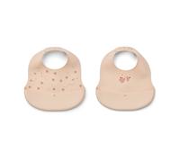 Lot 2 bavoirs Ember rose TU