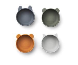 Liewood Bol en silicone Iggy 4 pièces Blue mix