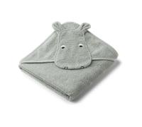 Liewood Cape de bain Albert 70x70 cm Hippo dove blue