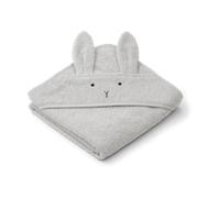 Liewood Cape de bain Albert 70x70 cm Rabbit dumbo grey